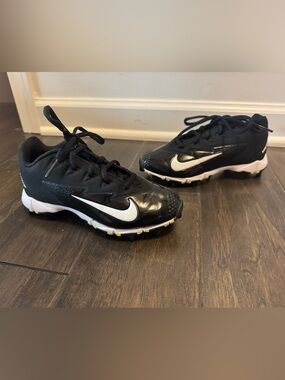 Nike Vapor Kids Black/White Cleats